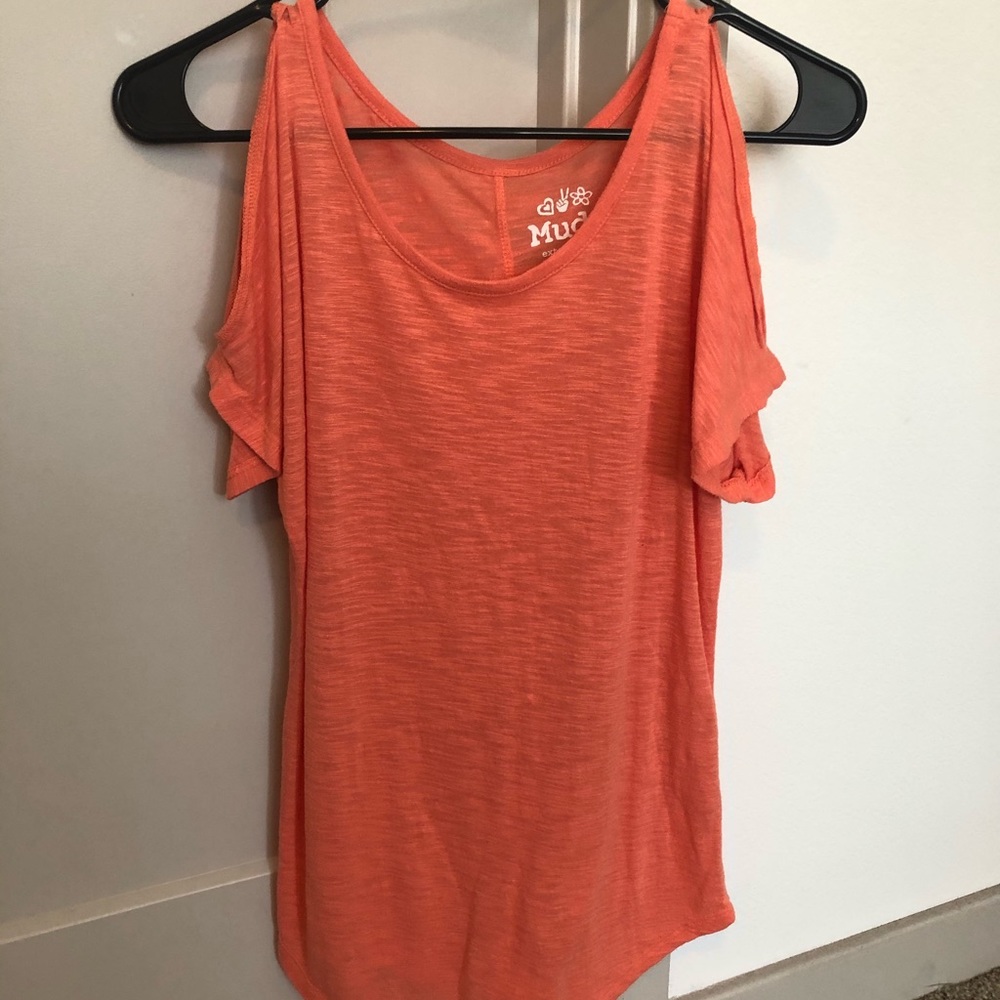 Open shoulder blouse